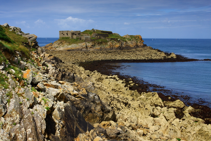 Pevnost Kerm na ostrvku.