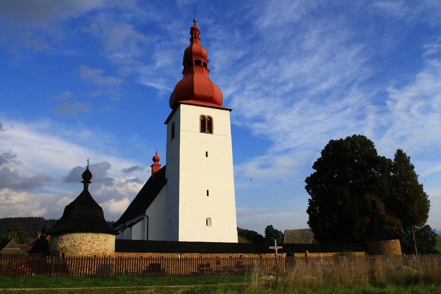Kostel v Liptovských Matiošovcach.